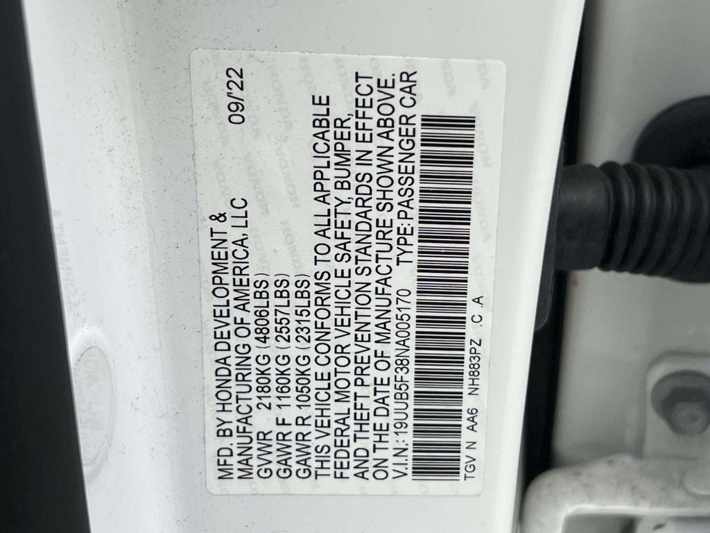 2022 Acura TLX Base