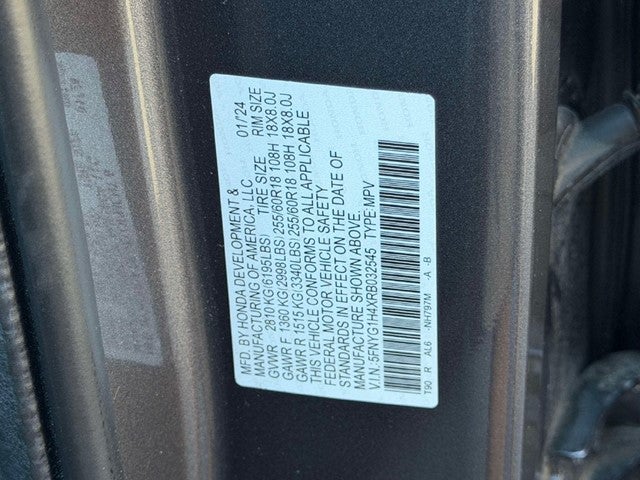 2024 Honda Pilot EX-L 8 Passenger