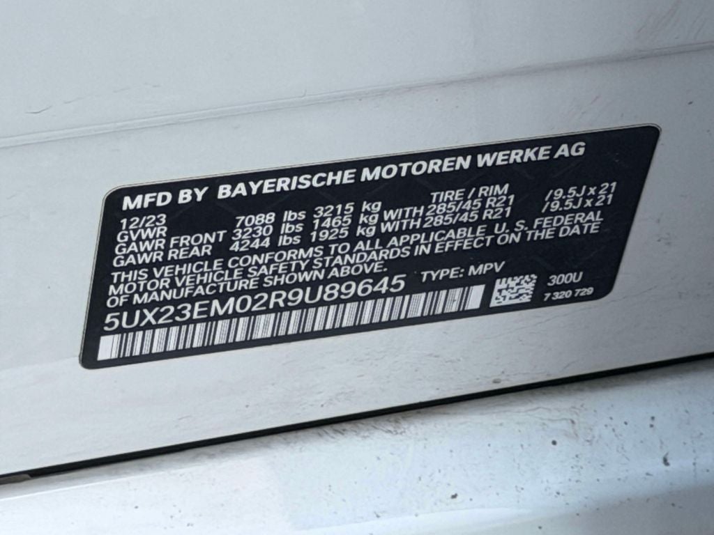 2024 BMW X7 xDrive40i