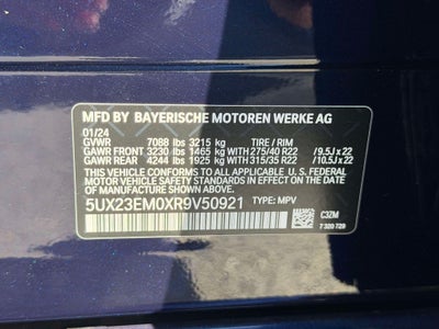 2024 BMW X7 xDrive40i
