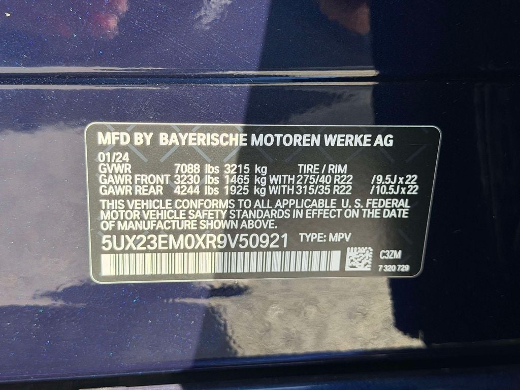 2024 BMW X7 xDrive40i