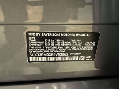 2024 BMW X7 M60i