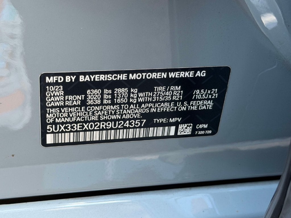 2024 BMW X6 xDrive40i
