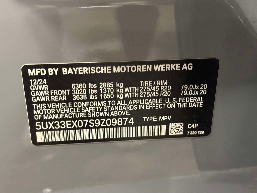 2025 BMW X6 xDrive40i