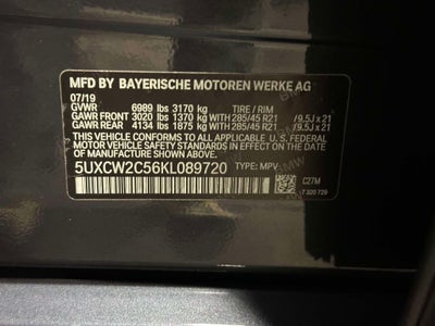 2019 BMW X7 xDrive40i