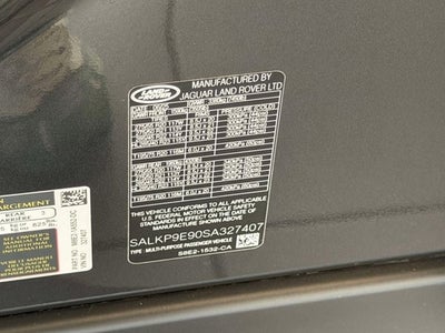 2025 Land Rover Range Rover SE