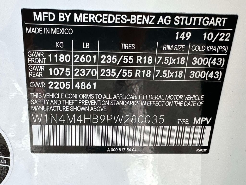 2023 Mercedes-Benz GLB GLB 250 4MATIC®