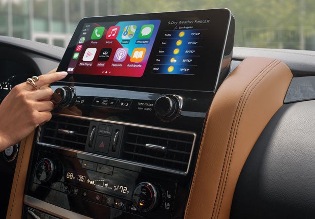 2024 INFINITI QX80 Key Features - WIRELESS APPLE CARPLAY® INTEGRATION | INFINITI City of Queens in Bayside NY