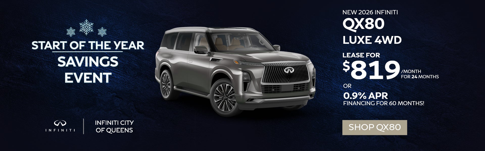 2026 Infiniti QX80 Luxe AWD